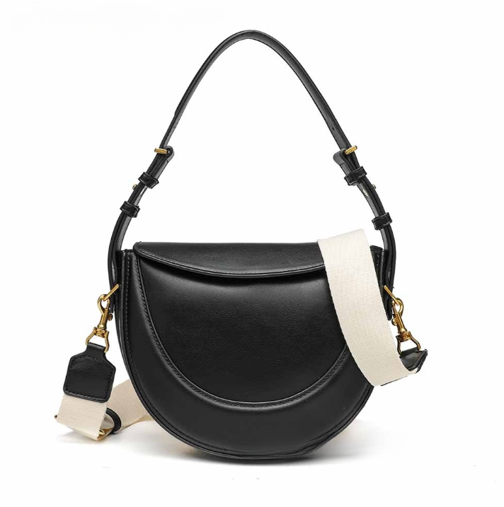 #248 Women's new one-shoulder messenger bag with advanced crescent bag