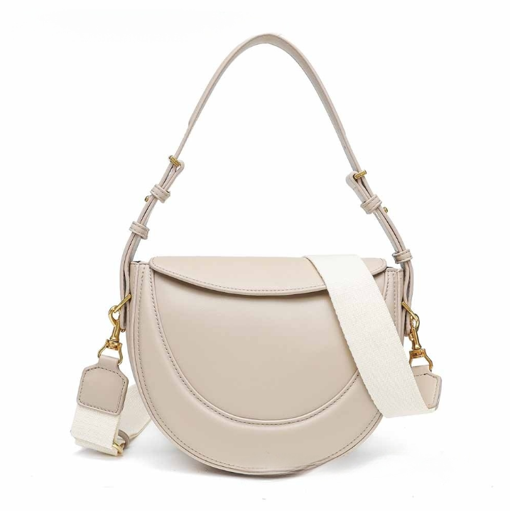 #248 Women's new one-shoulder messenger bag with advanced crescent bag