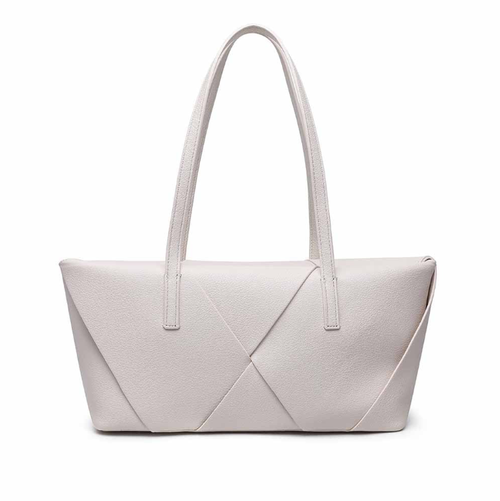 #129 Women's new stitching contrast shoulder bag large commuter handbag