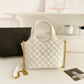 #159 Women's New Temperament Joker Metal Chain Rhombic Cross-body Bag Handbag