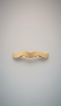 Brushed Gold Wave Barrette